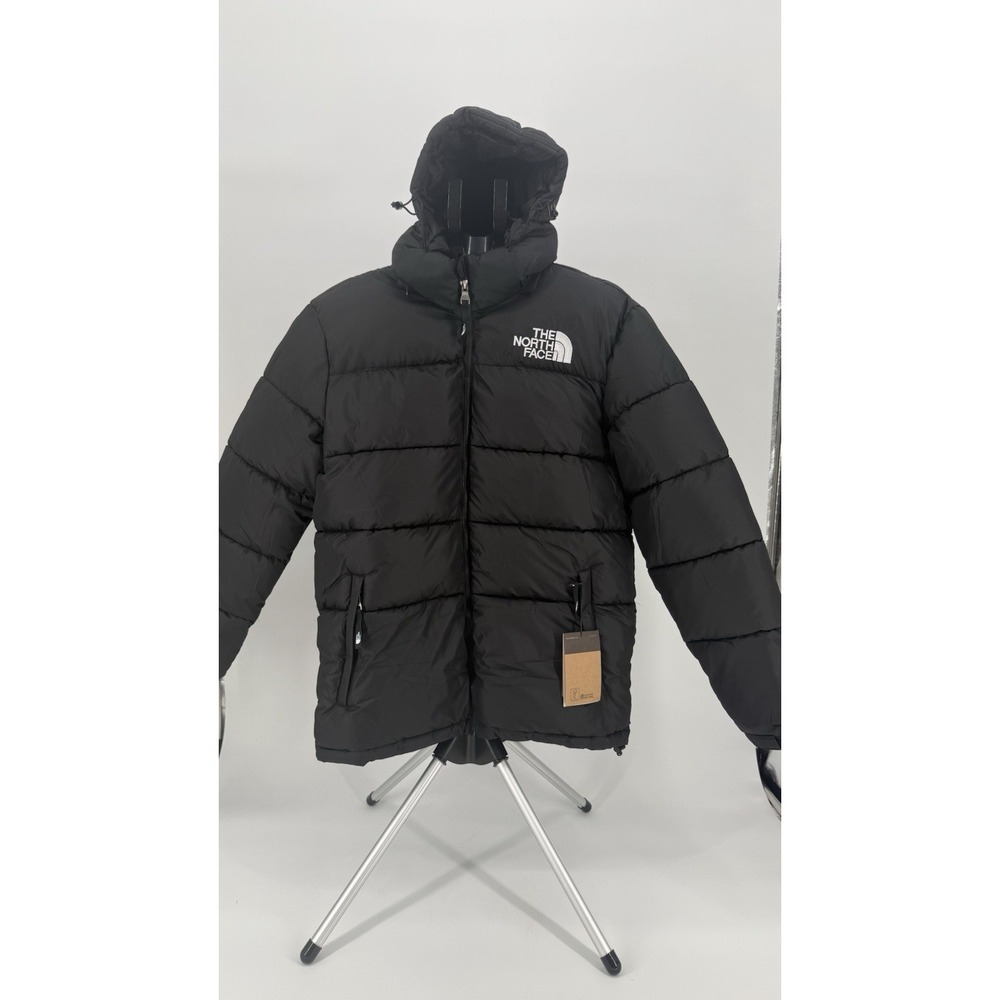 NWT The North Face Men 700 Fill Plus XL Fits L Black Hood‎ Winter Jacket READ